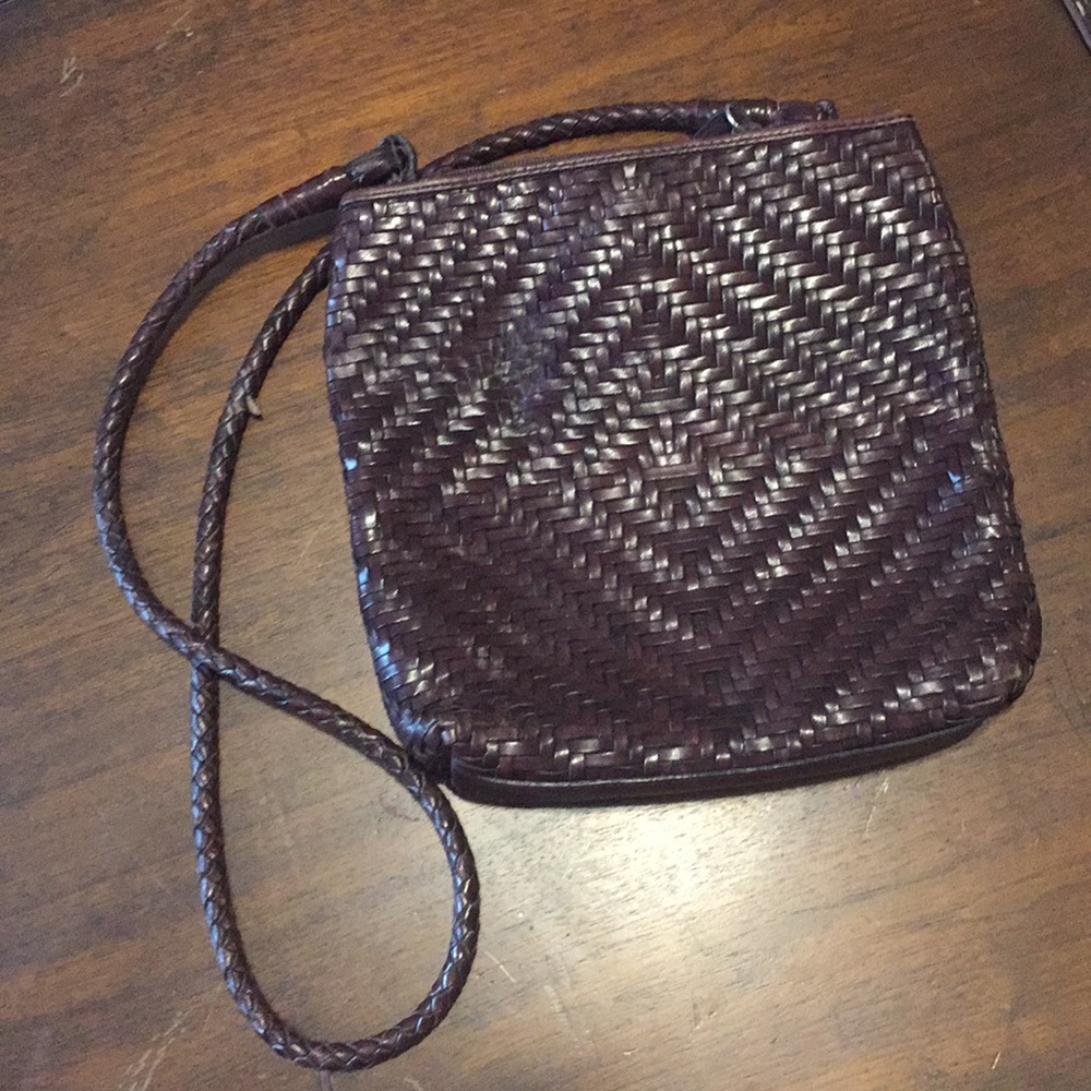 Fossil brown leather purse